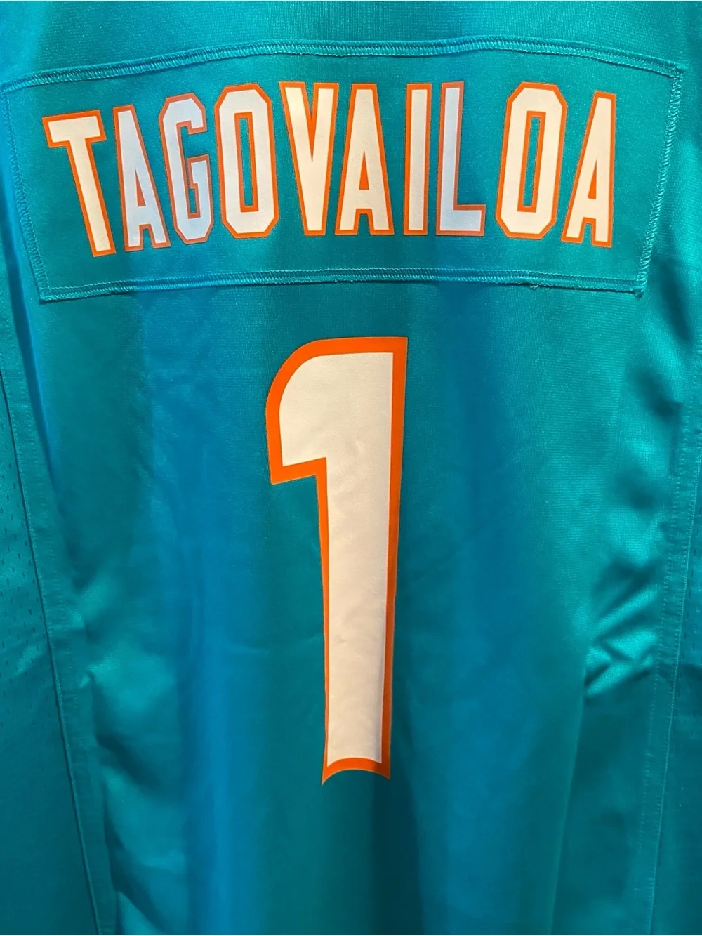 $130 NWT Nike Miami Dolphins - Tua Tagovailoa - Player Game Jersey  - Men’s L